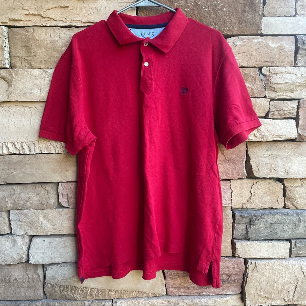 Chaps red Everyday Short Sleeve Polo Shirt XL